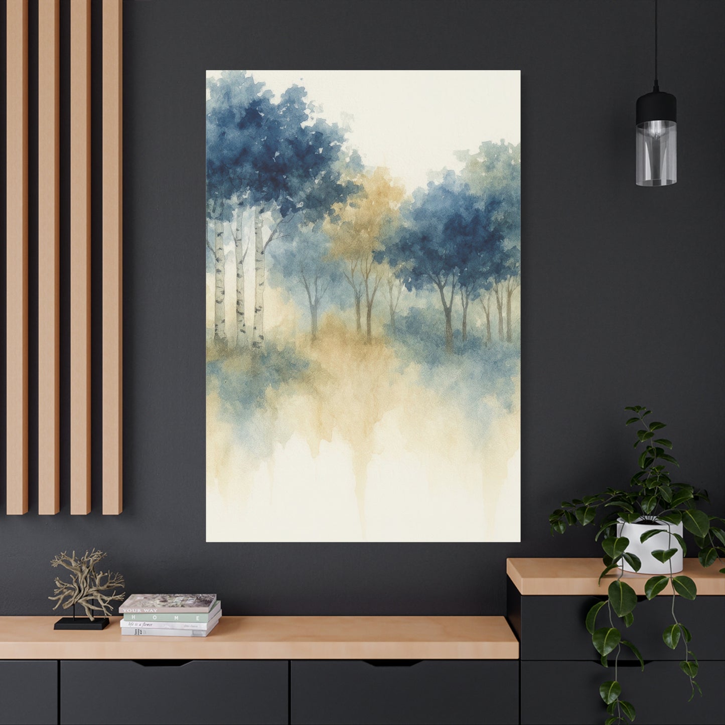 Floating Aspen and Birch Forest Canvas