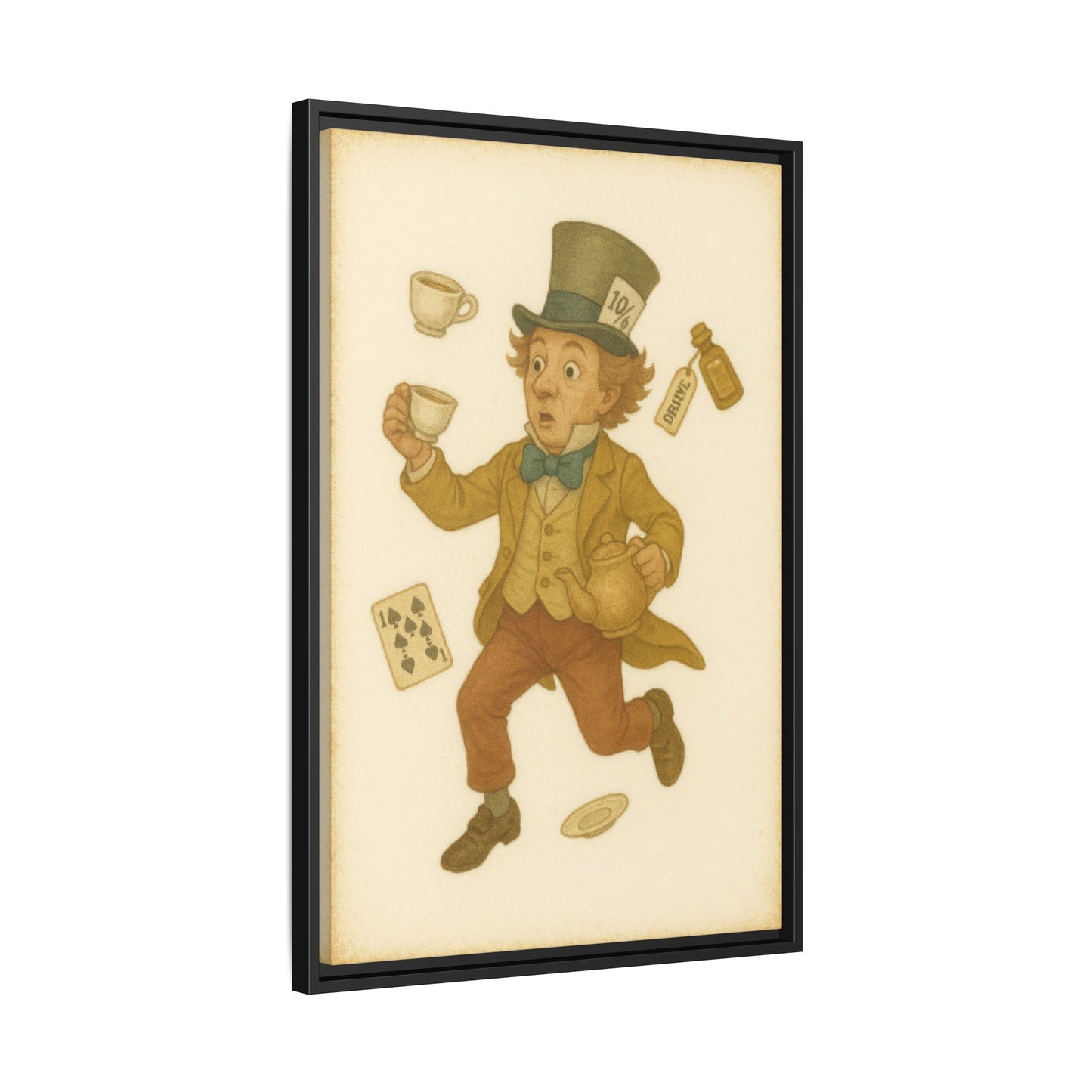 The Mad Hatter - Framed Canvas