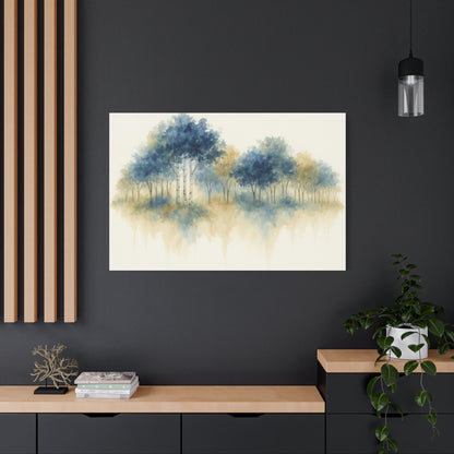 Floating Aspen and Birch Forest Canvas