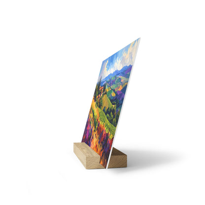 Italian Vineyard - Gallery Board with Stand