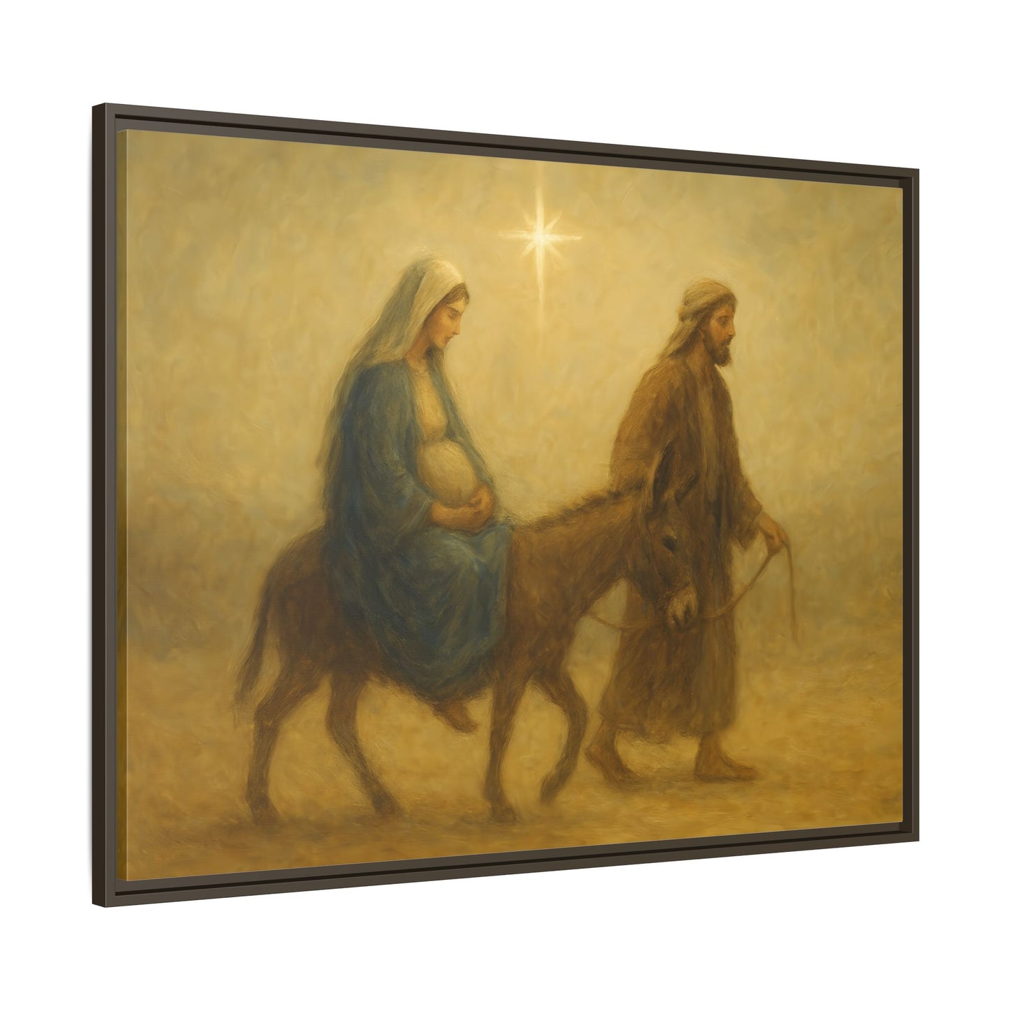 Journey to Bethlehem - Framed Canvas