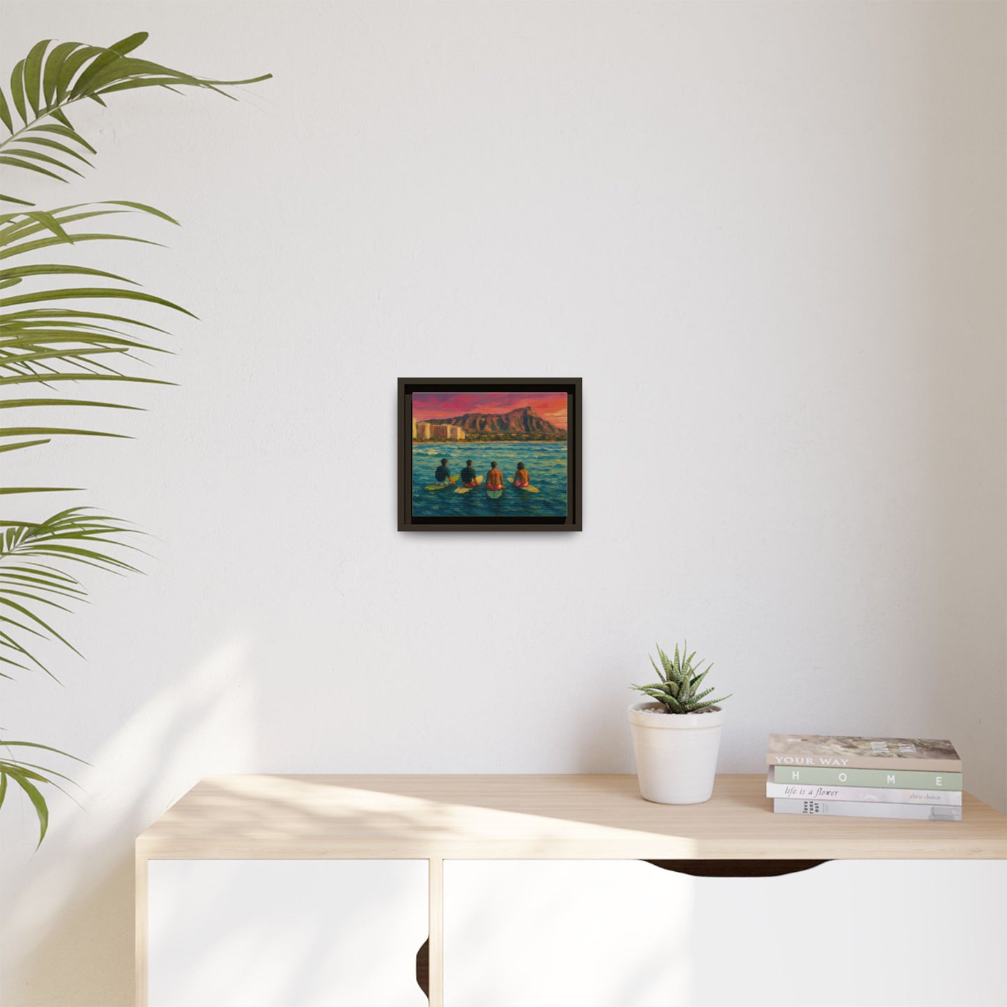 A Day On The Water - Framed Canvas
