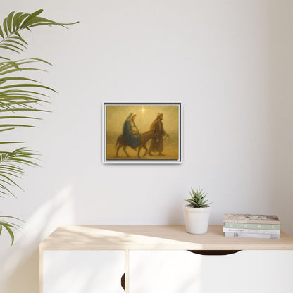 Journey to Bethlehem - Framed Canvas