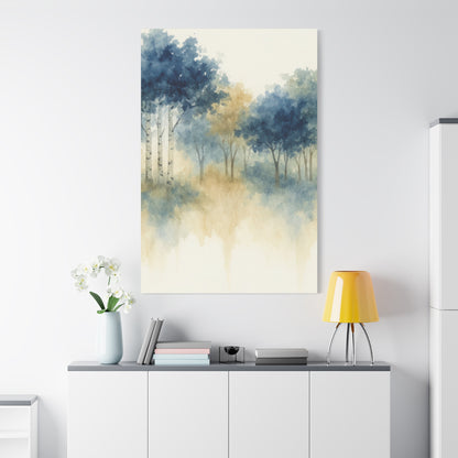 Floating Aspen and Birch Forest Canvas