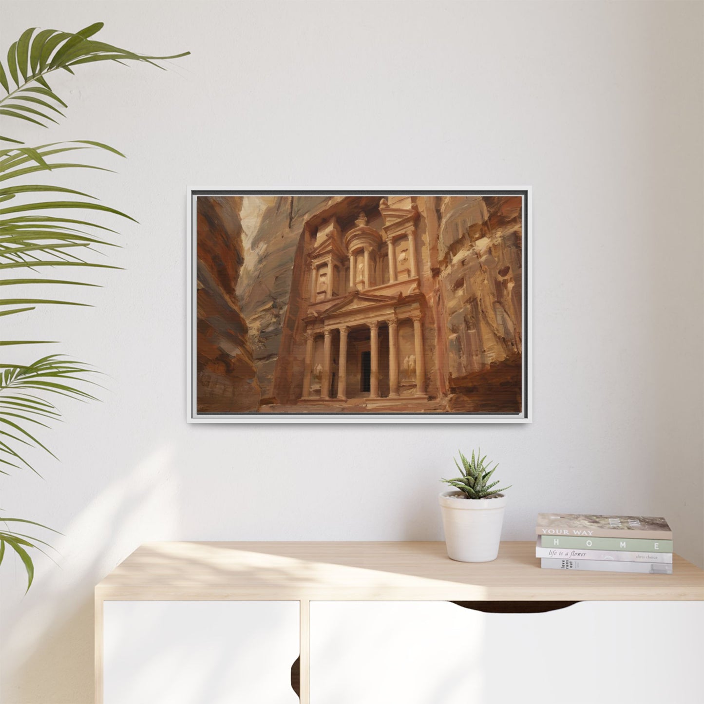 Petra - Framed Canvas