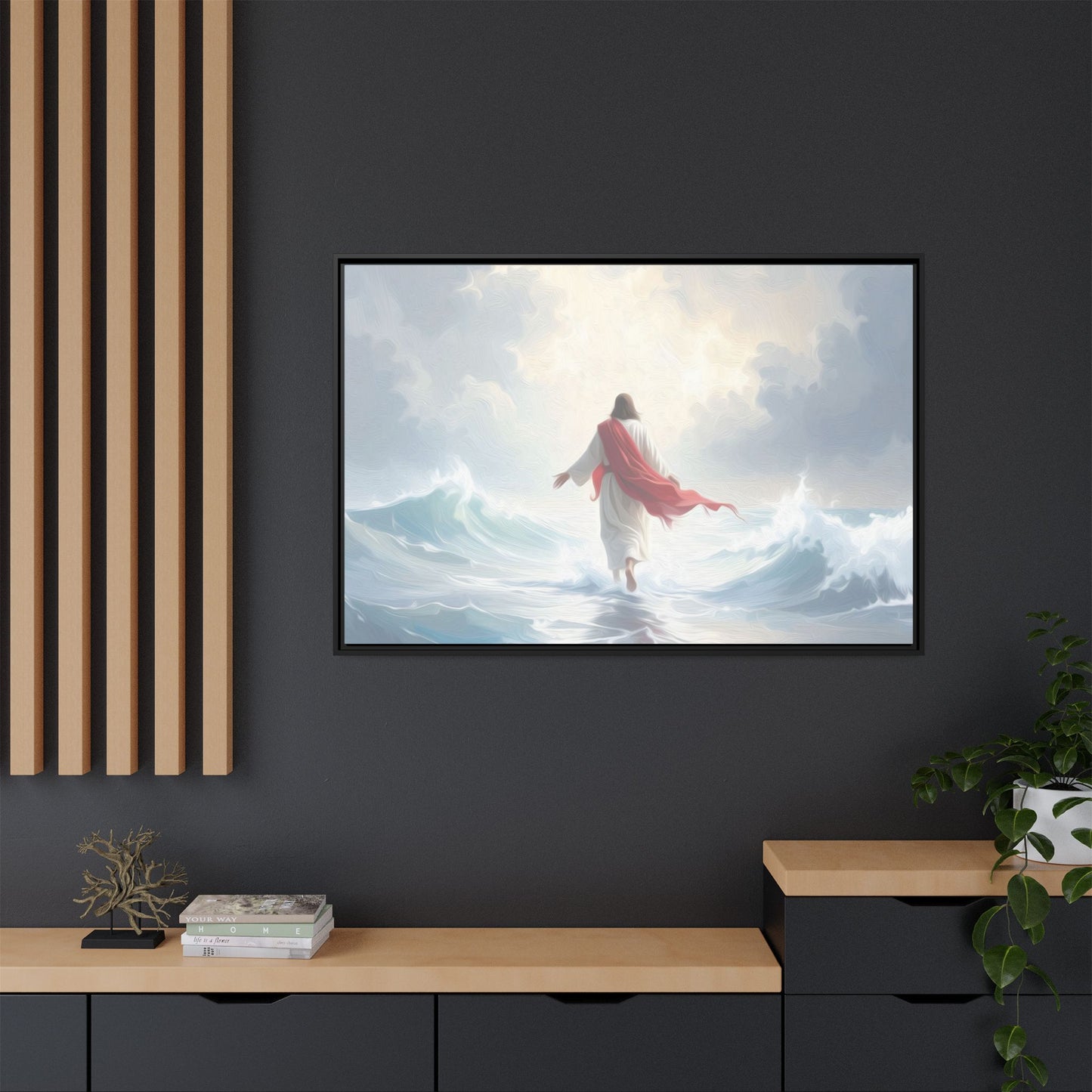 Faith Over Fear - Framed Canvas