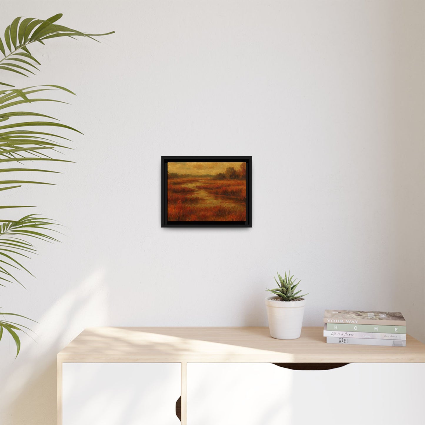 Fall Marsh - Framed Canvas
