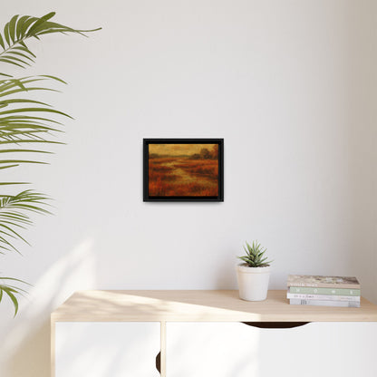 Fall Marsh - Framed Canvas
