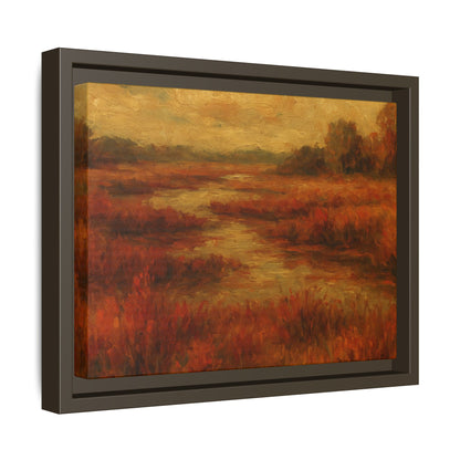 Fall Marsh - Framed Canvas