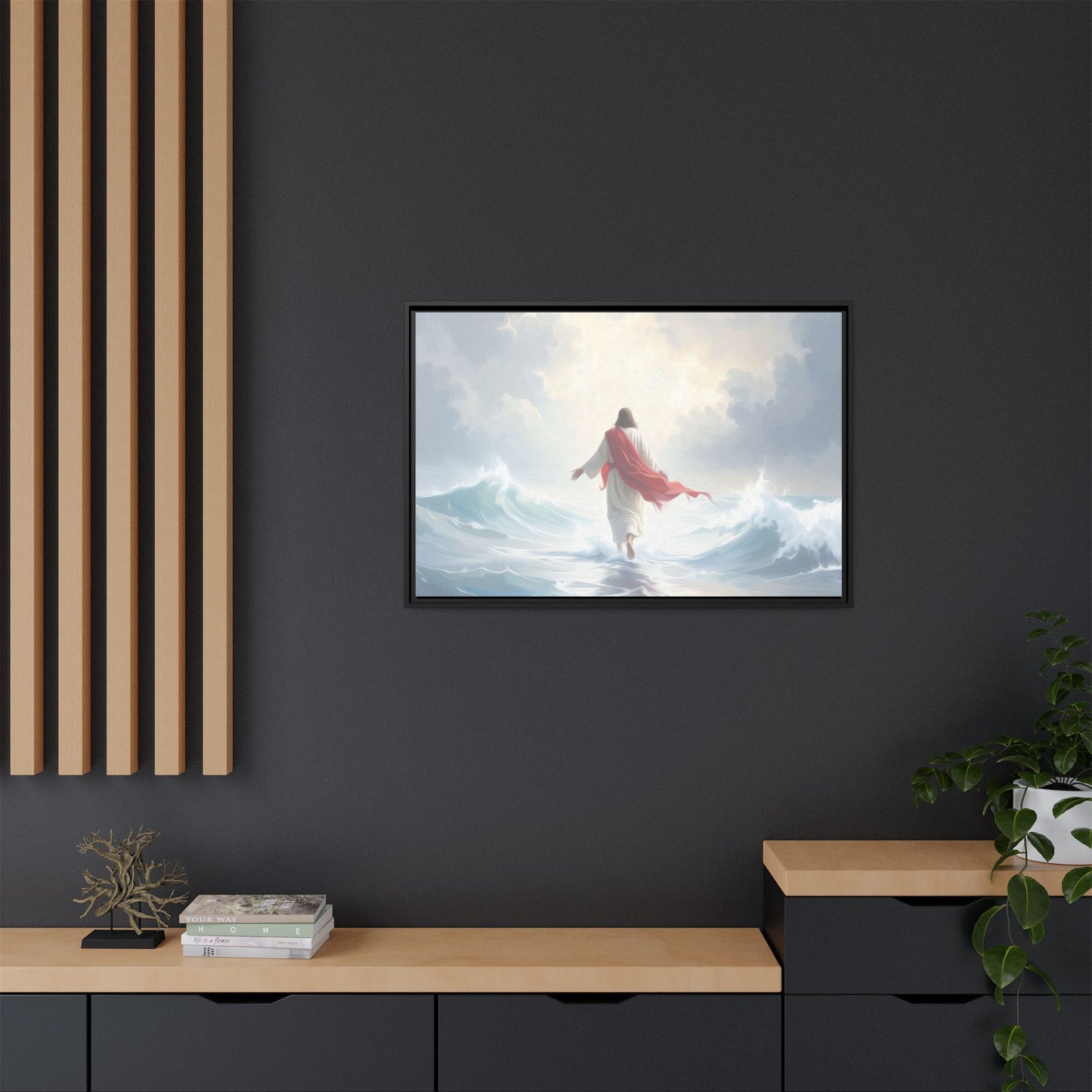 Faith Over Fear - Framed Canvas