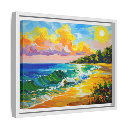 Tranquil Seascape- Framed Canvas