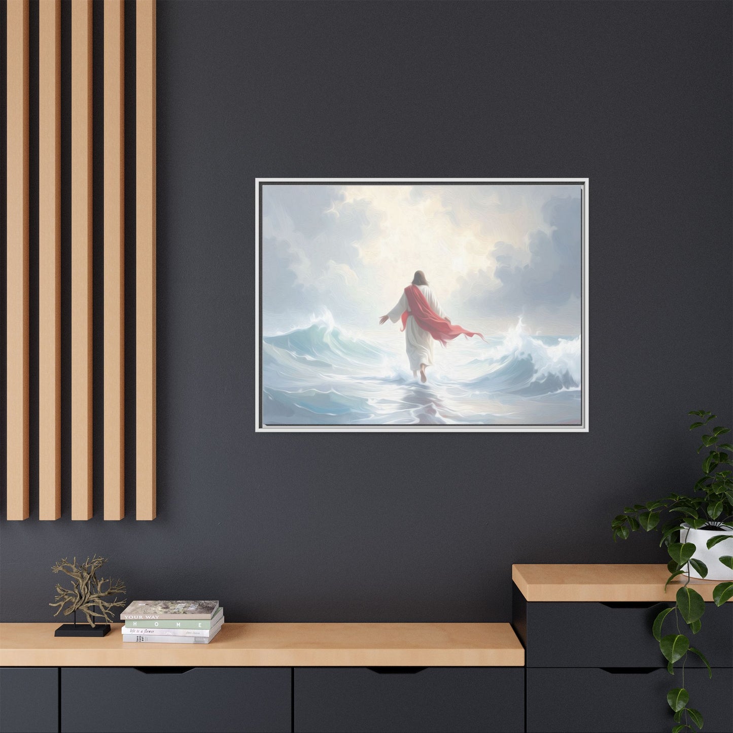 Faith Over Fear - Framed Canvas