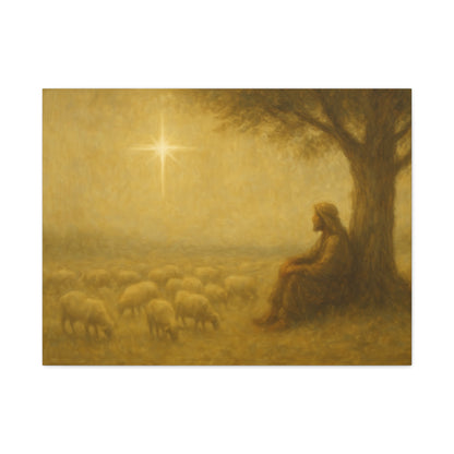 Shepherd In The Field - Canvas