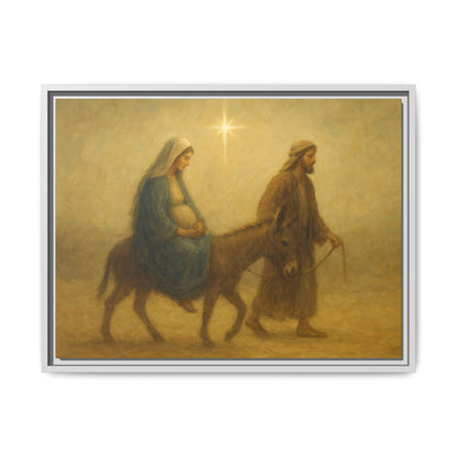 Journey to Bethlehem - Framed Canvas
