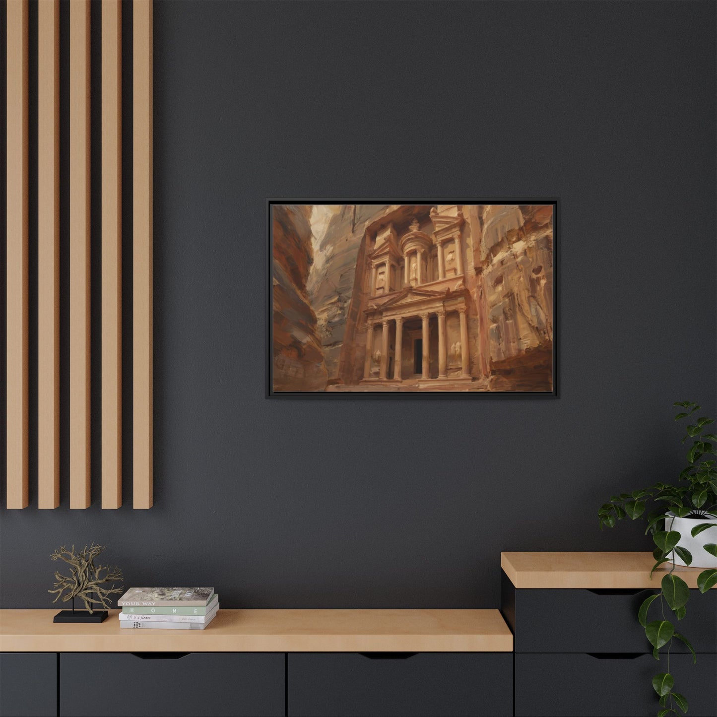 Petra - Framed Canvas