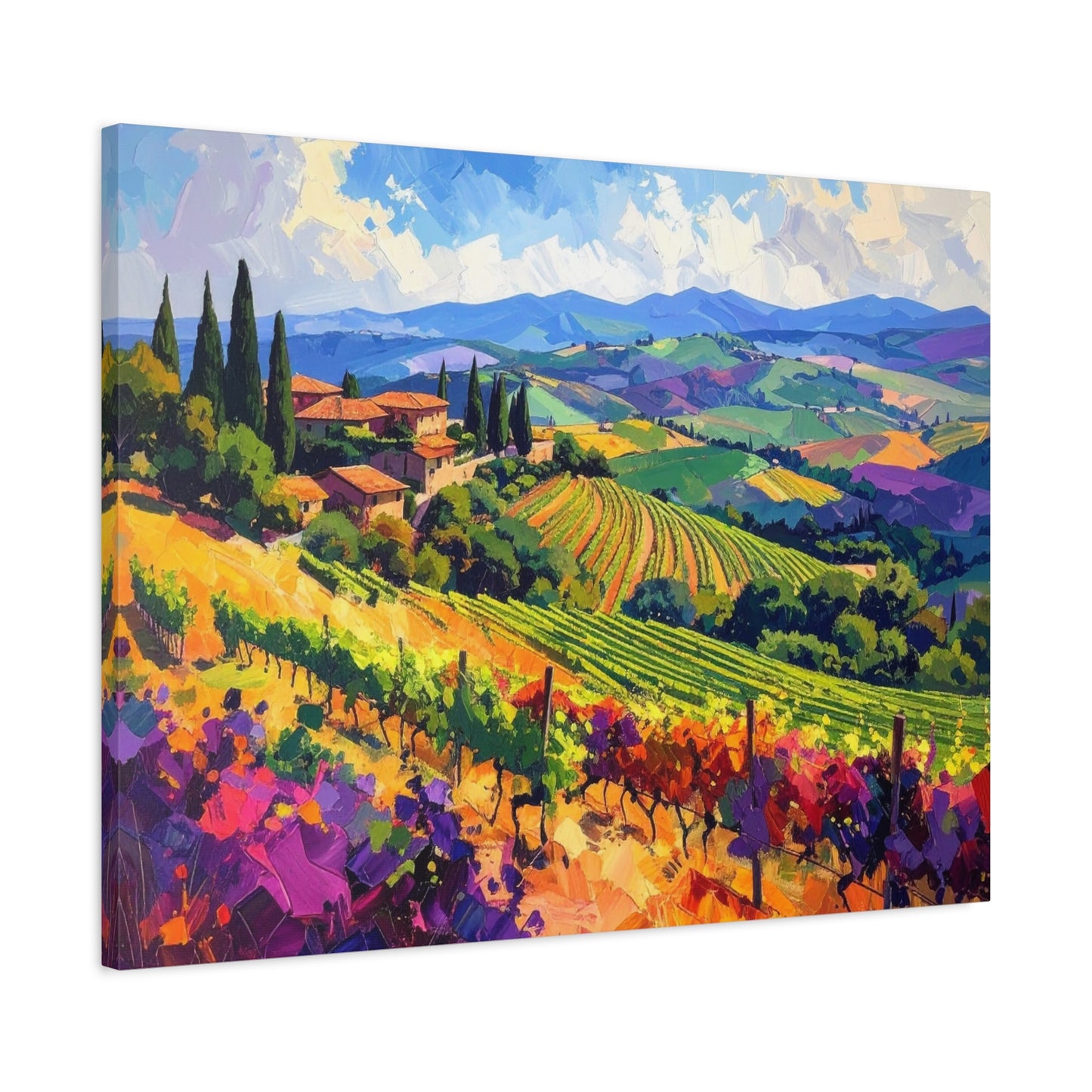 Italian Vineyard - Canvas