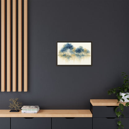 Floating Aspen and Birch Forest - Framed Canvas