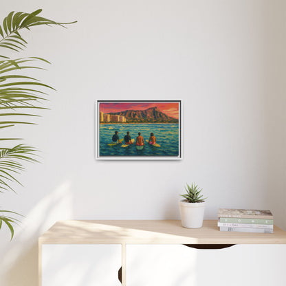 A Day On The Water - Framed Canvas