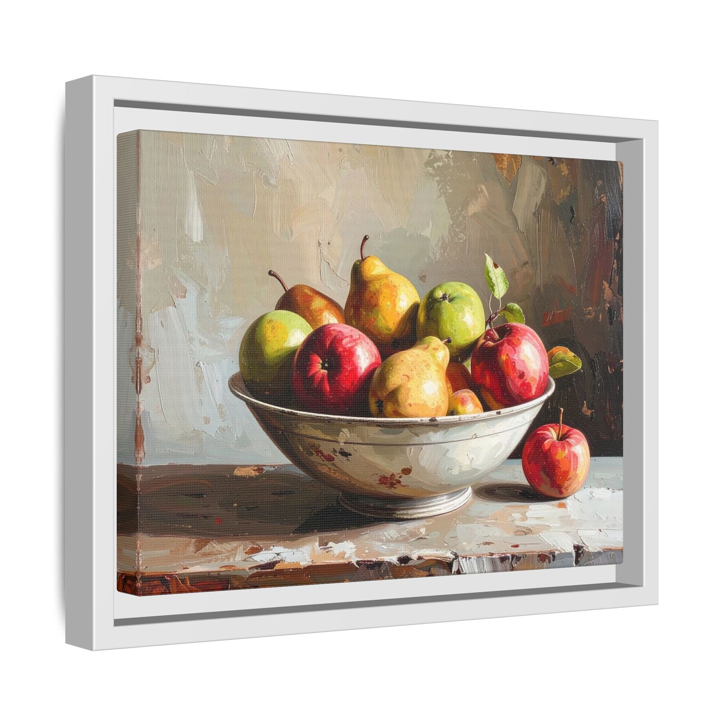 Farmhouse Fruit Bowl - Framed Canvas