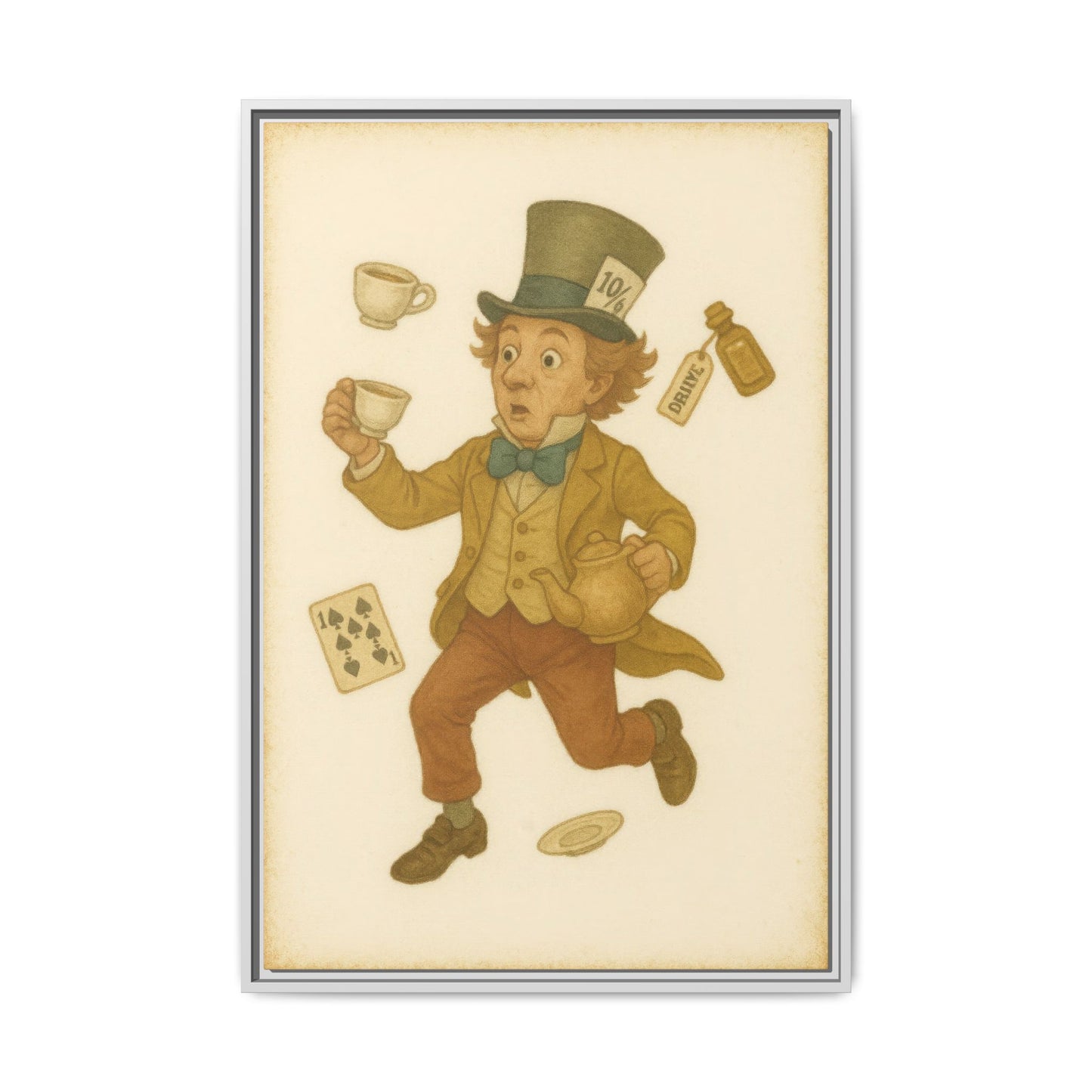 The Mad Hatter - Framed Canvas