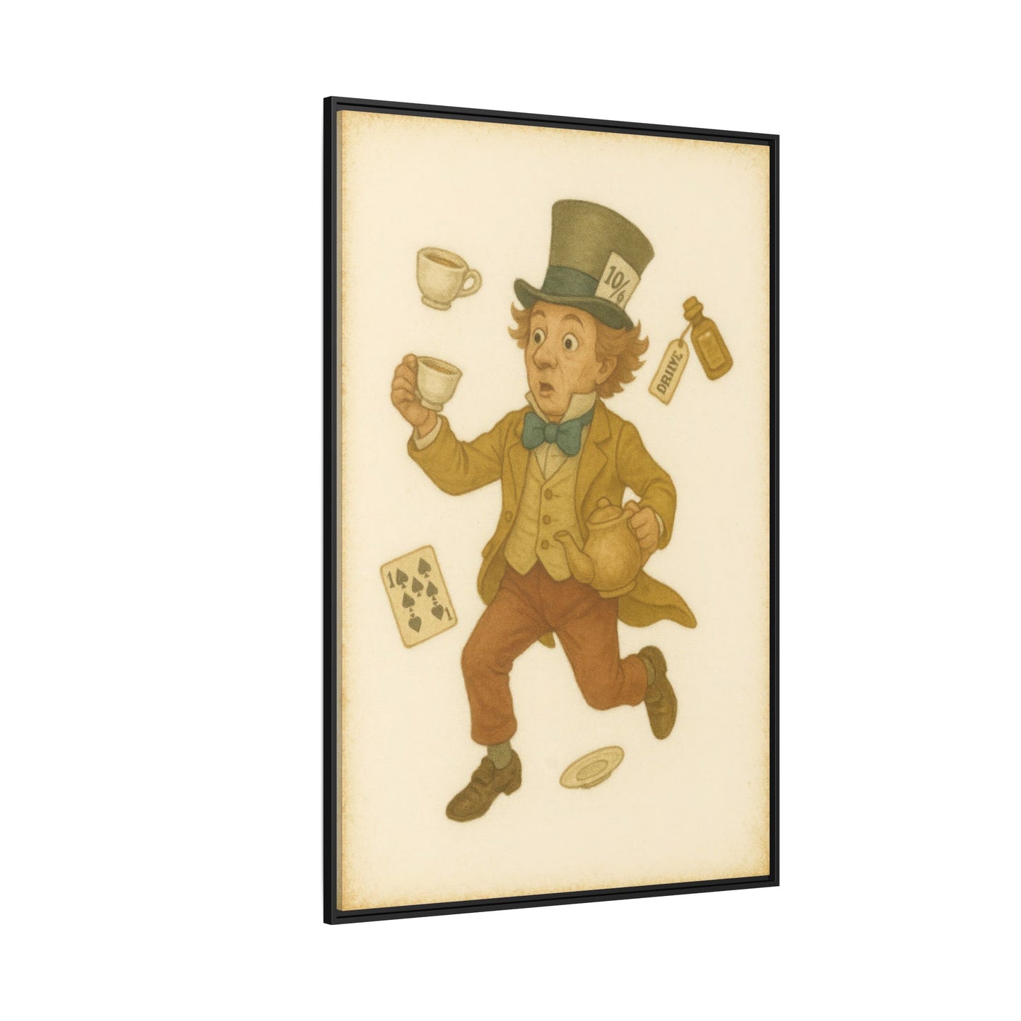 The Mad Hatter - Framed Canvas