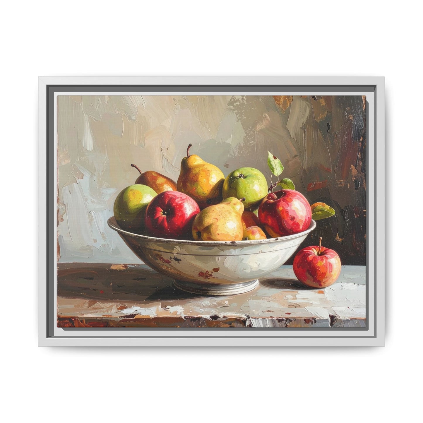 Farmhouse Fruit Bowl - Framed Canvas