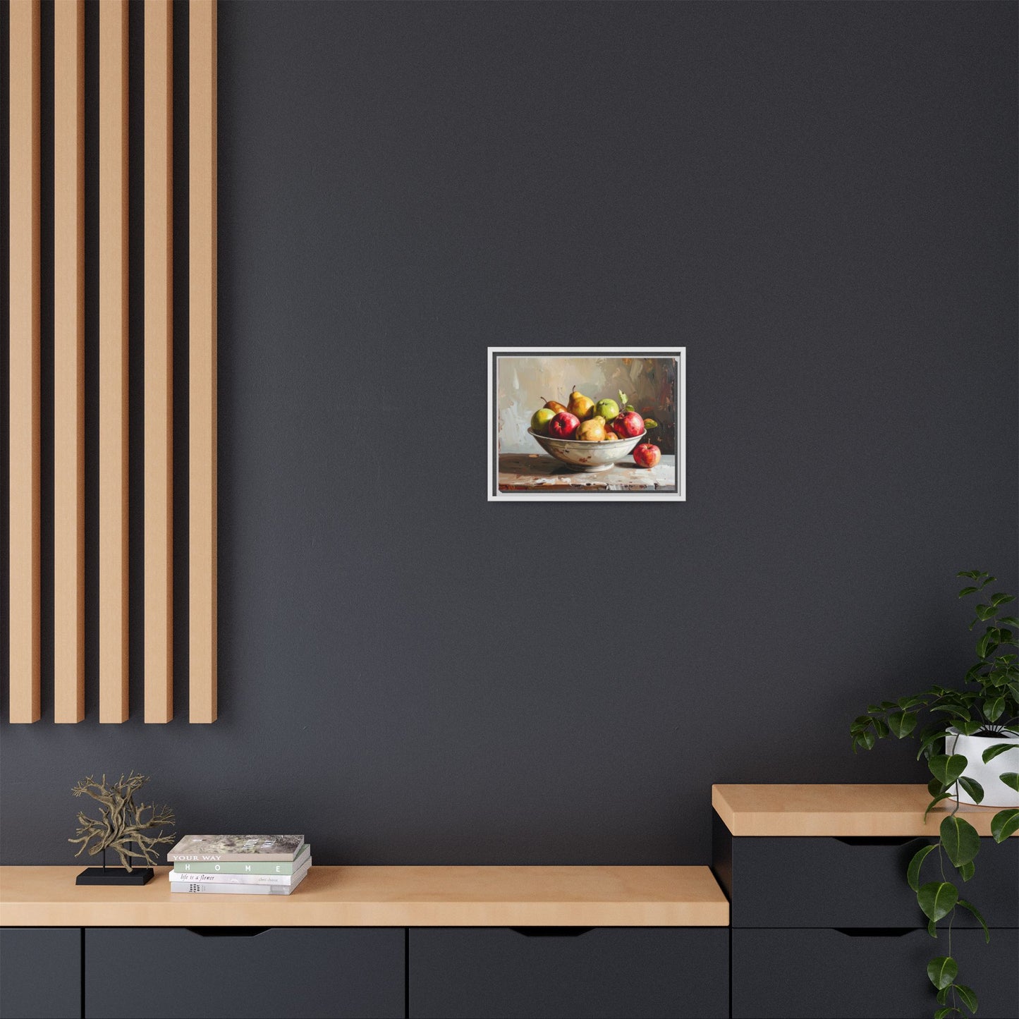Farmhouse Fruit Bowl - Framed Canvas