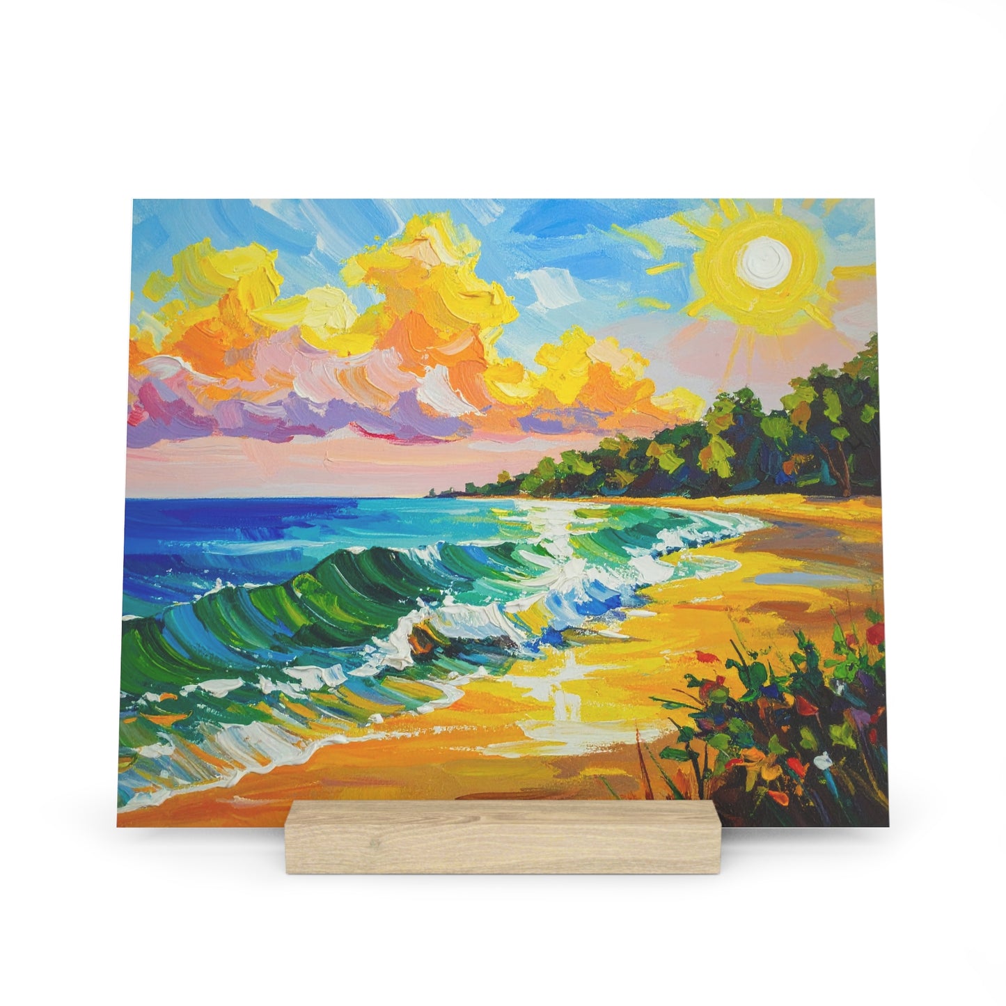 Tranquil Seascape - Gallery Board with Stand