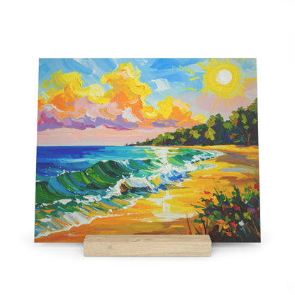 Tranquil Seascape - Gallery Board with Stand