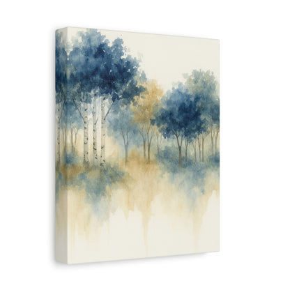 Floating Aspen and Birch Forest Canvas