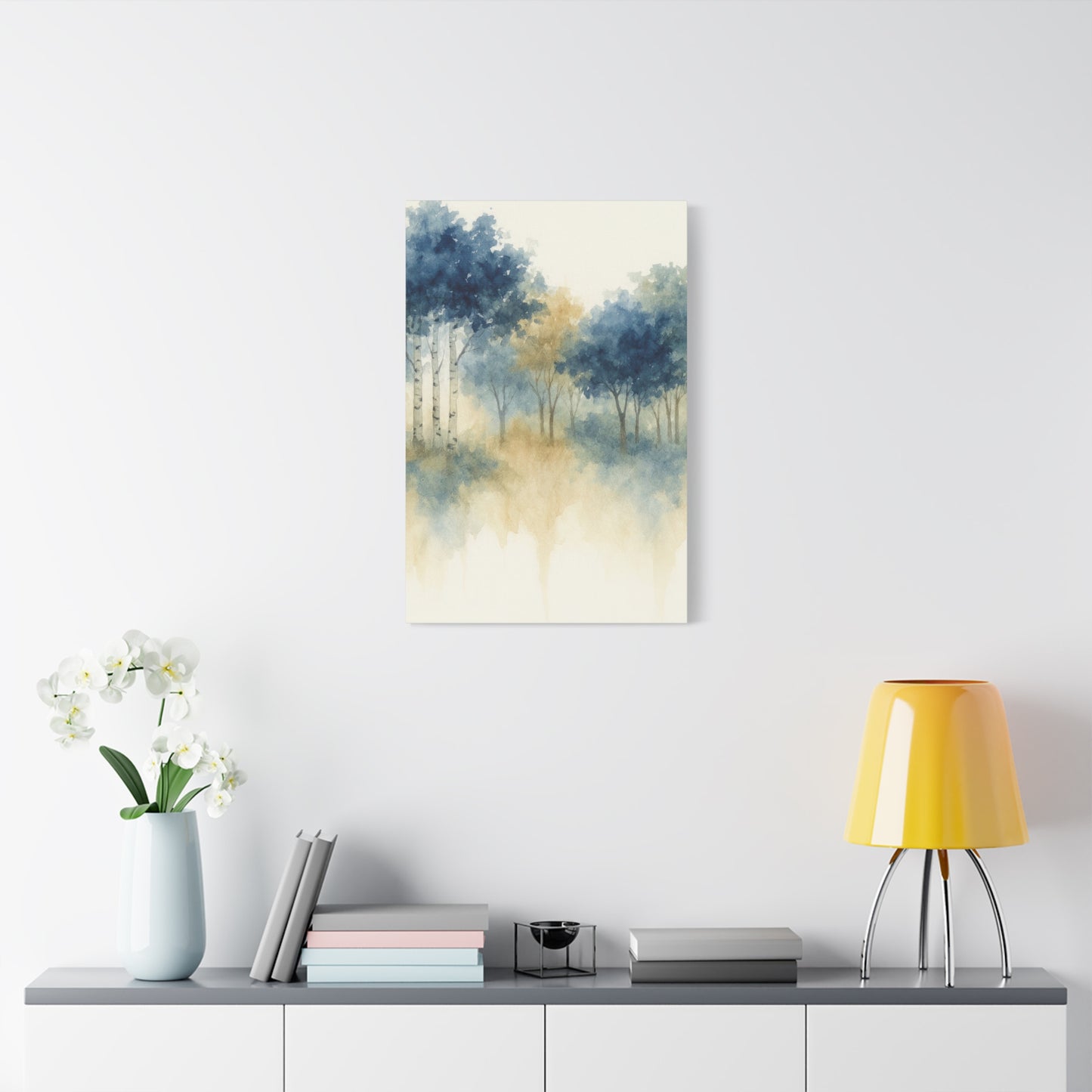 Floating Aspen and Birch Forest Canvas