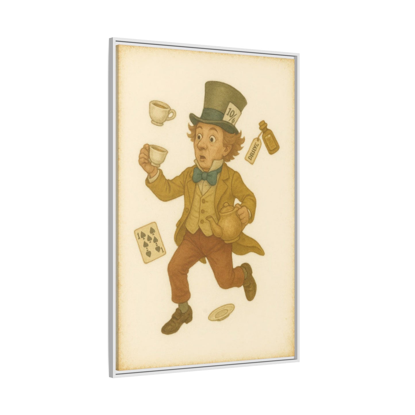 The Mad Hatter - Framed Canvas