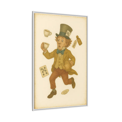 The Mad Hatter - Framed Canvas