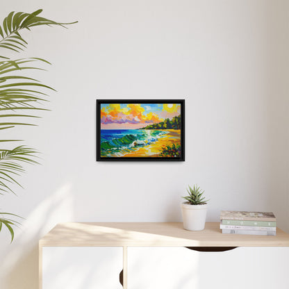Tranquil Seascape- Framed Canvas