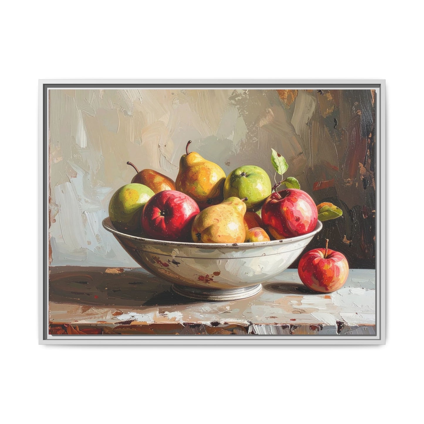 Farmhouse Fruit Bowl - Framed Canvas