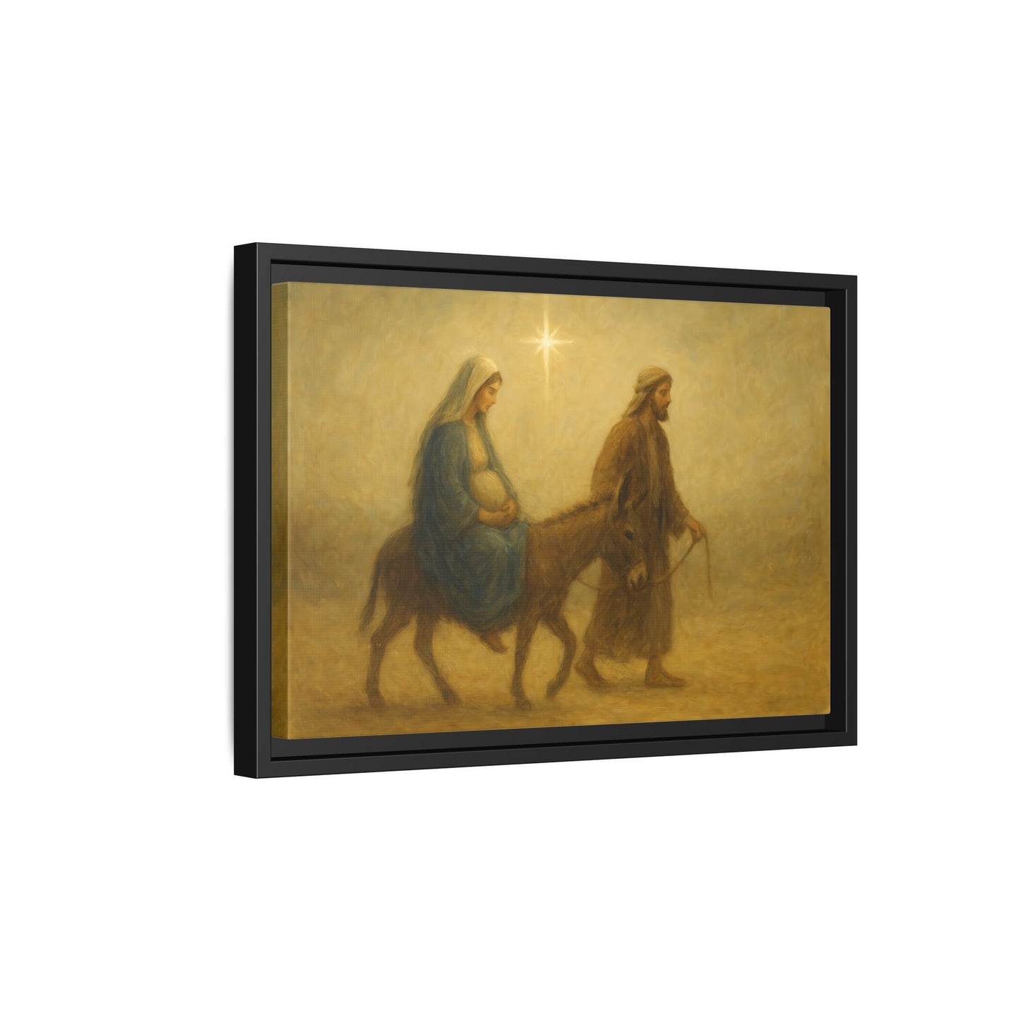 Journey to Bethlehem - Framed Canvas