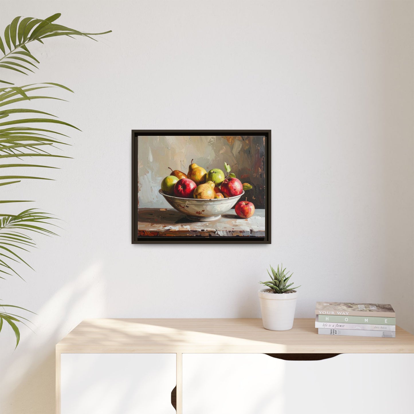 Farmhouse Fruit Bowl - Framed Canvas
