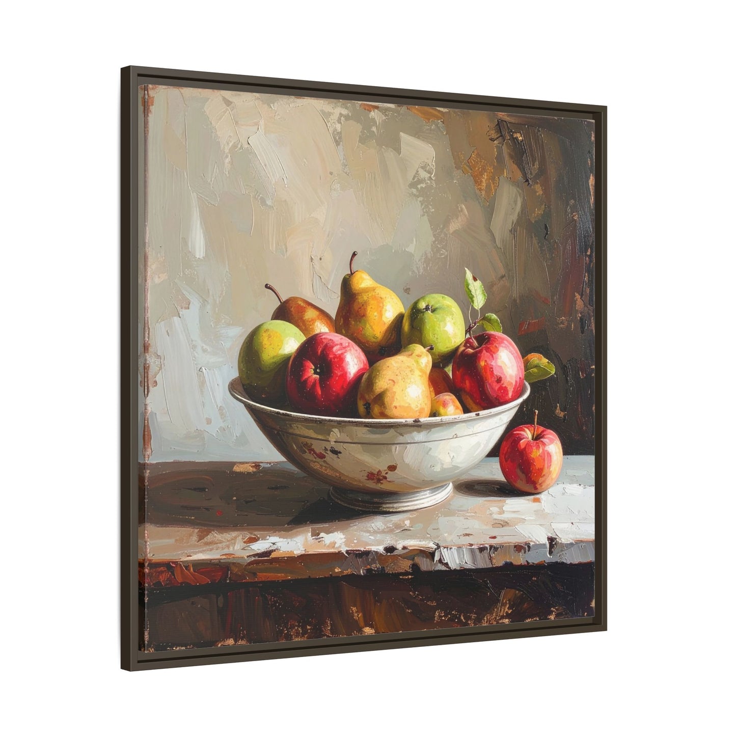 Farmhouse Fruit Bowl - Framed Canvas