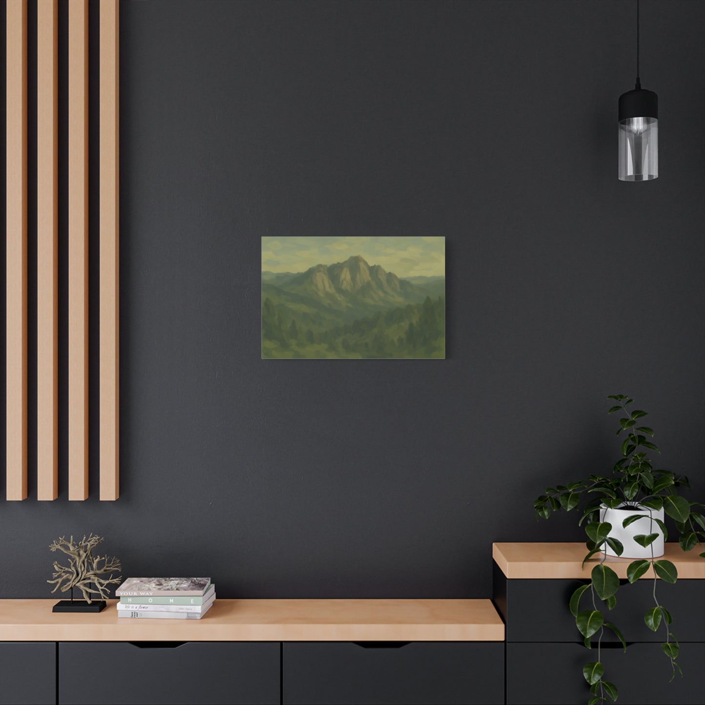 Green Mountains Canvas