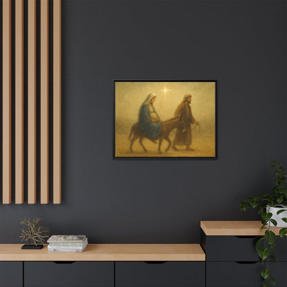 Journey to Bethlehem - Framed Canvas