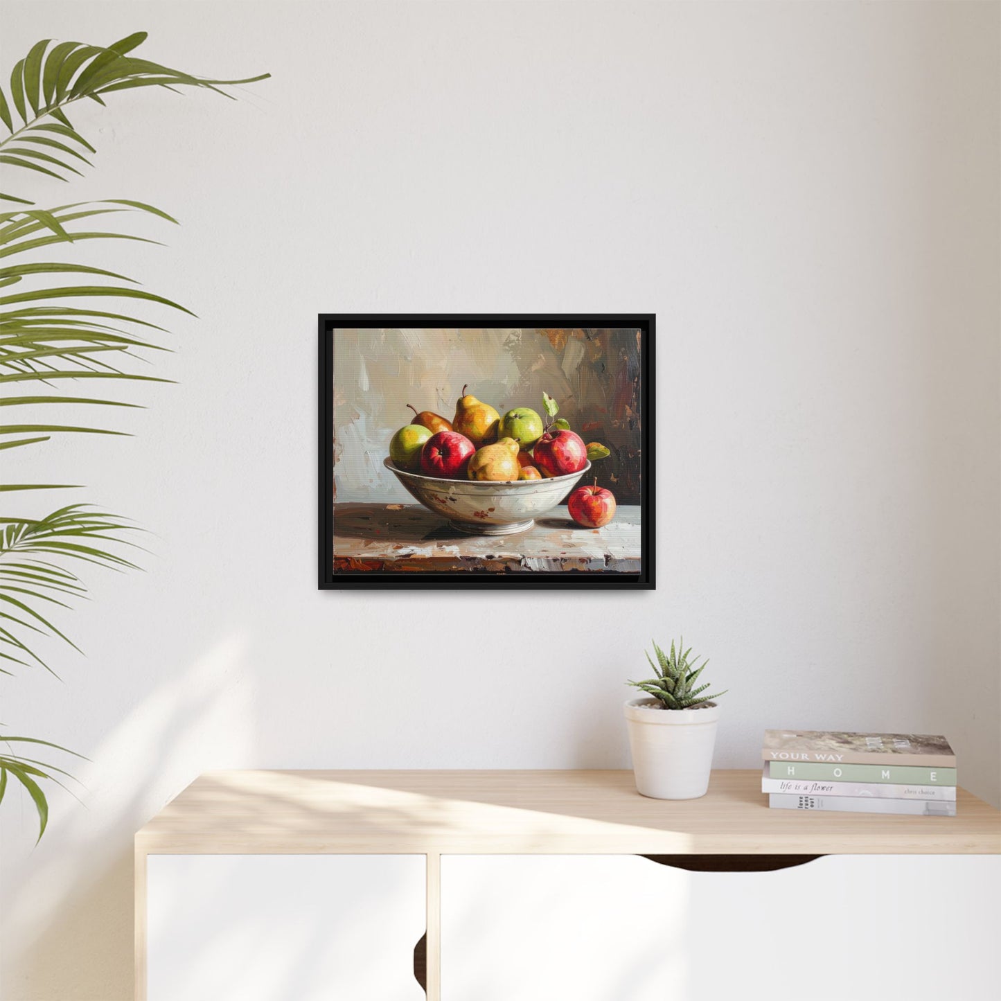 Farmhouse Fruit Bowl - Framed Canvas