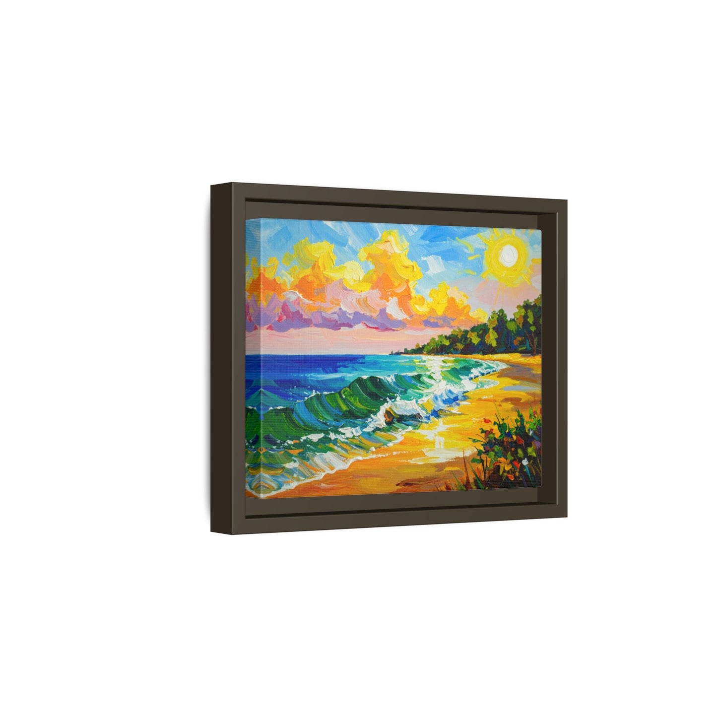 Tranquil Seascape- Framed Canvas