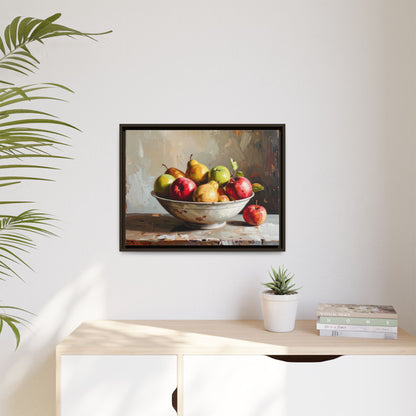 Farmhouse Fruit Bowl - Framed Canvas
