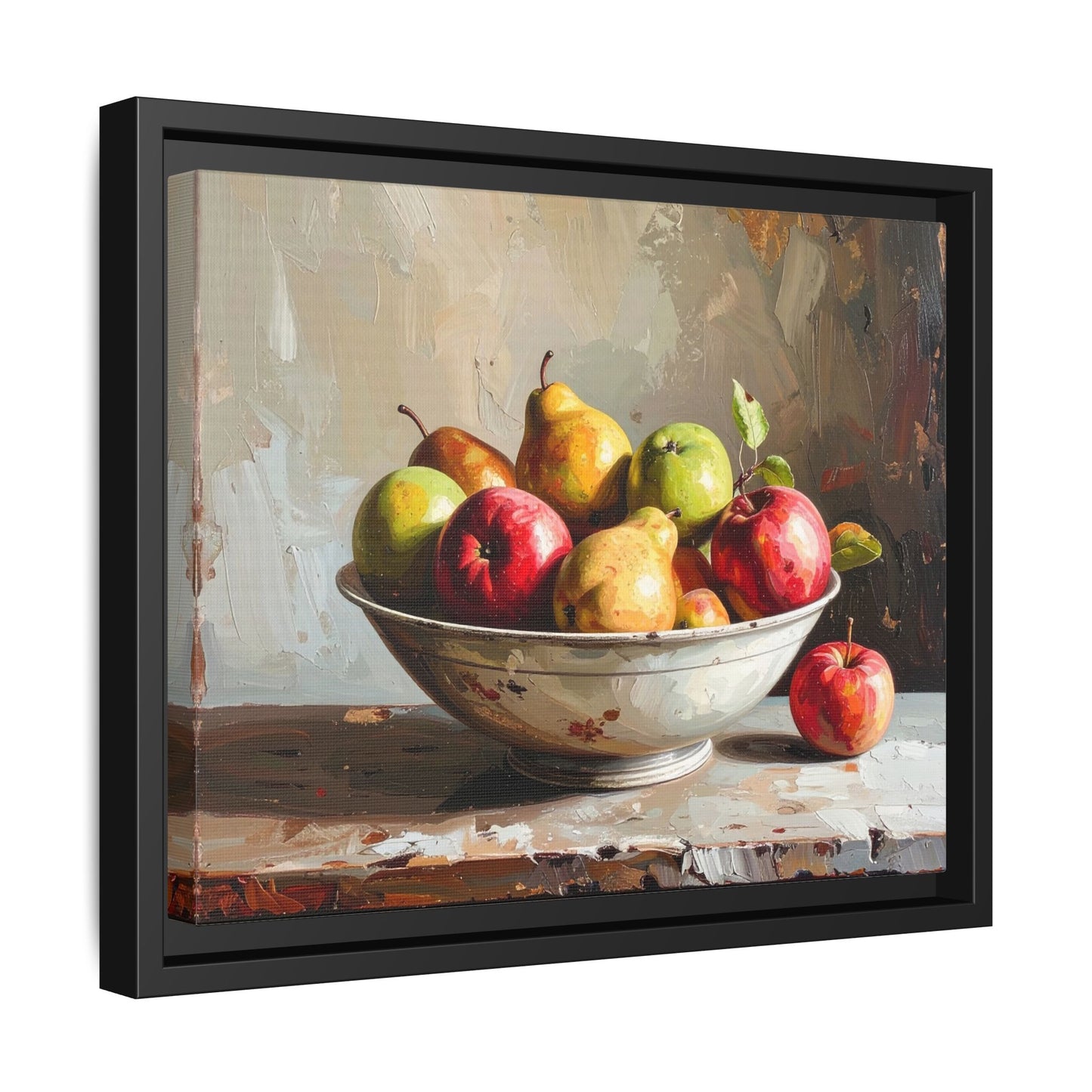 Farmhouse Fruit Bowl - Framed Canvas