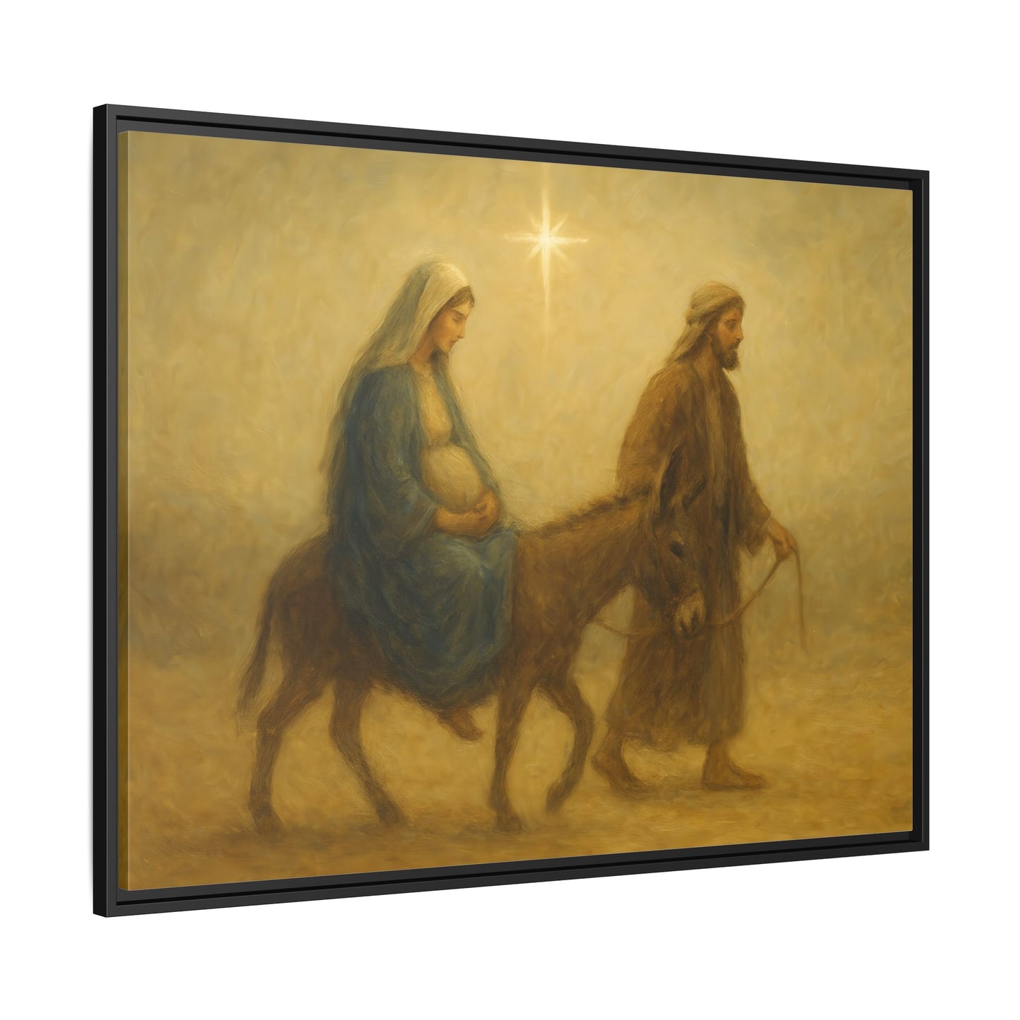 Journey to Bethlehem - Framed Canvas