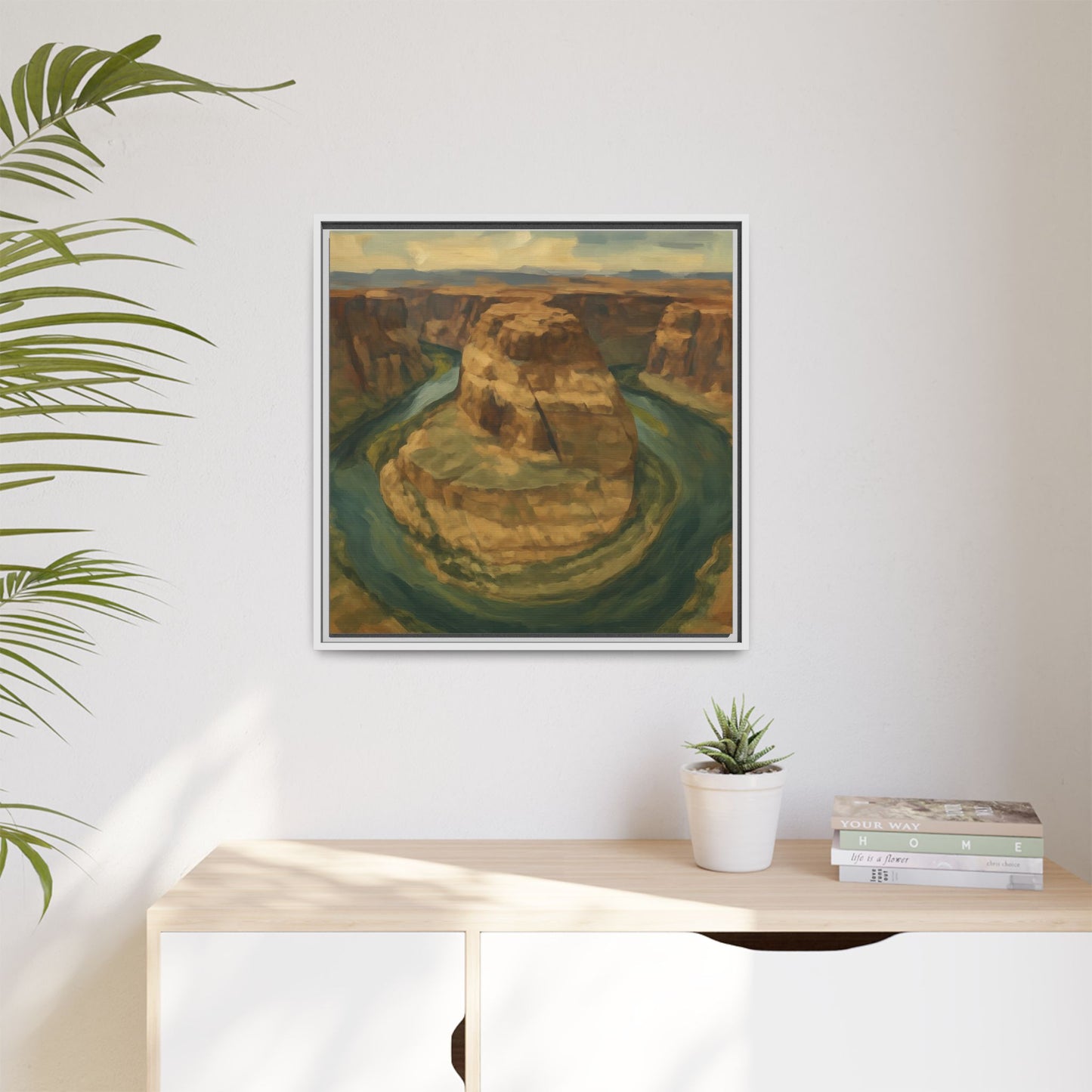 Horseshoe Bend - Framed Canvas