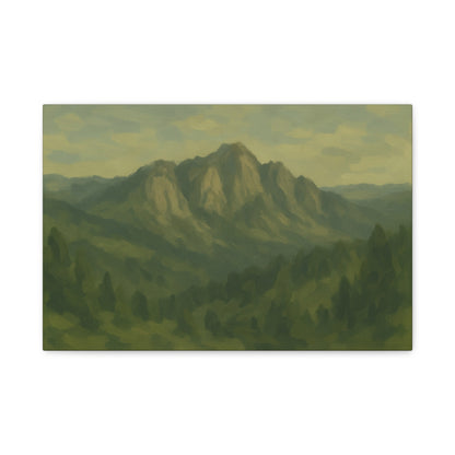 Green Mountains Canvas