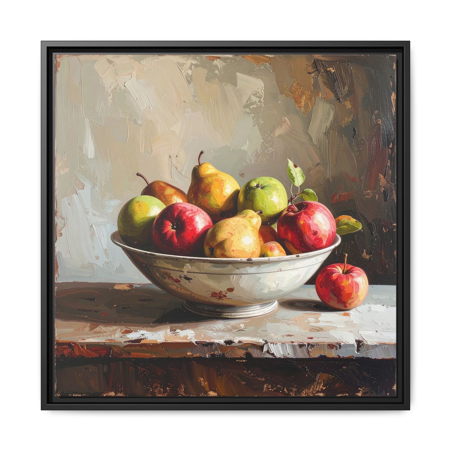 Farmhouse Fruit Bowl - Framed Canvas