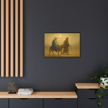 Journey to Bethlehem - Framed Canvas