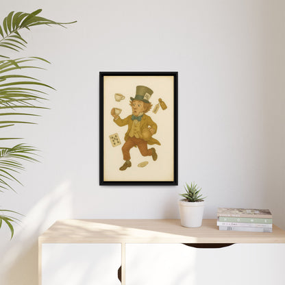 The Mad Hatter - Framed Canvas